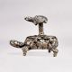 Vintage Finish Metal Bindi Box for Home Decoration
