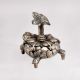 Vintage Finish Metal Bindi Box for Home Decoration