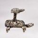 Vintage Finish Metal Bindi Box for Home Decoration