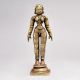 Hand Crafted Brass Standing Lady Figure in Vintage Finish