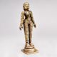 Hand Crafted Brass Standing Lady Figure in Vintage Finish