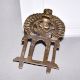 Vintage Handmade Brass Prabhavali with Cobra for Decor