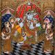 Lord Krishna Tanjore Art Paper Painting in Vintage Style