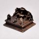 Vintage Finish Lord Shiva Brass Temple for Prayer Room