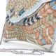 Handmade Pastel Beaded Clutch Bag with Art Deco Design