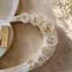 Handcrafted Mom Heart Shaped Wooden Table Decor with Ceramic Art
