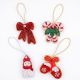 Handmade Beaded Christmas Ornaments Multicolor Set for Tree