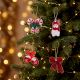 Handmade Beaded Christmas Ornaments Multicolor Set for Tree