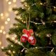Handmade Beaded Christmas Ornaments Multicolor Set for Tree