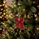 Handmade Beaded Christmas Ornaments Multicolor Set for Tree