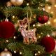 Pack of 4 Handmade Beaded Christmas Ornament For Tree