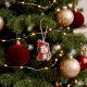 Pack of 4 Handmade Beaded Christmas Ornament For Tree