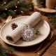 Pack of 4 Handmade Beaded Christmas Ornament For Tree