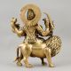 Handcrafted Maa Durga Sherawali Brass Statue