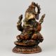 Handcrafted Vighnaharta Ganesh Brass Idol with Mushak Ji