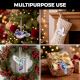 Set of 4 Handmade Bird Hanging Ornaments
