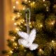 Set of 4 Handmade Bird Hanging Ornaments