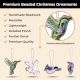 Set of 4 Handmade Bird Hanging Ornaments