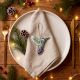 Set of 4 Handmade Bird Hanging Ornaments