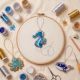 Handmade Ocean Theme Hanging Ornaments Set