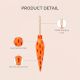 Handmade Wooden Orange Carrot Christmas Ornament
