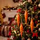 Handmade Wooden Orange Carrot Christmas Ornament