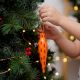 Handmade Wooden Orange Carrot Christmas Ornament
