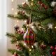 Handmade Wooden Christmas Teardrop Bauble Hanging Ornament