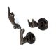 3 Pieces Antique Handmade Rustic Cast Iron Hand Gestures Wall Hooks