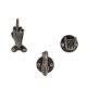 3 Pieces Antique Handmade Rustic Cast Iron Hand Gestures Wall Hooks