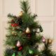 25 Pieces Vintage Glass Pear Christmas Hanging Ornament Set