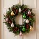 Set of 12 Vintage Multicolour Glass Pear Christmas Hanging Ornaments