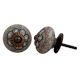 Colorful Hearts Crackle Cabinet Drawer Knob