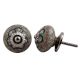 Colorful Hearts Crackle Cabinet Drawer Knob