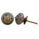Colorful Hearts Crackle Cabinet Drawer Knob
