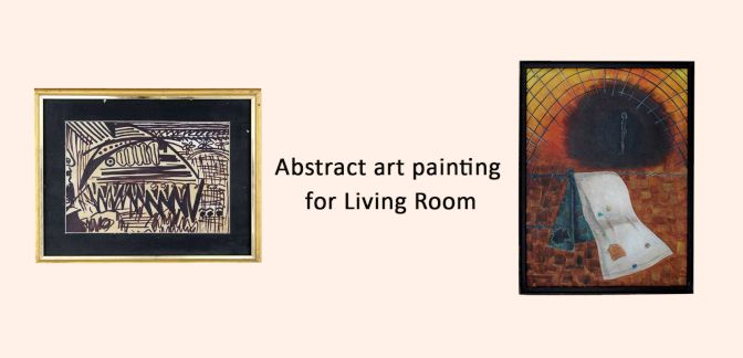 Abstract art painting for Living Room