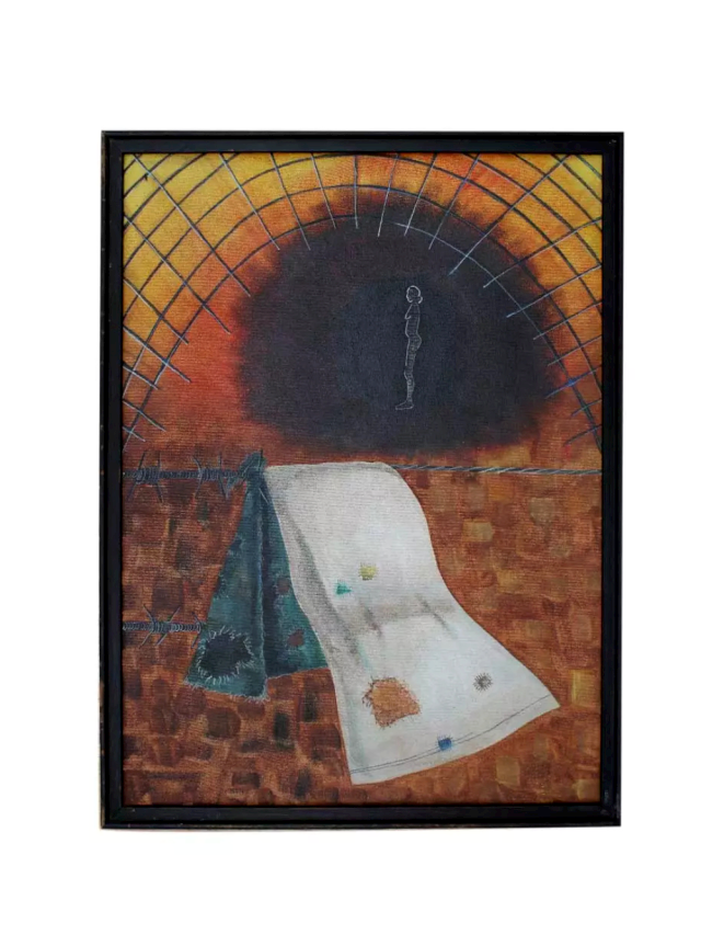 What do abstract paintings truly depict?