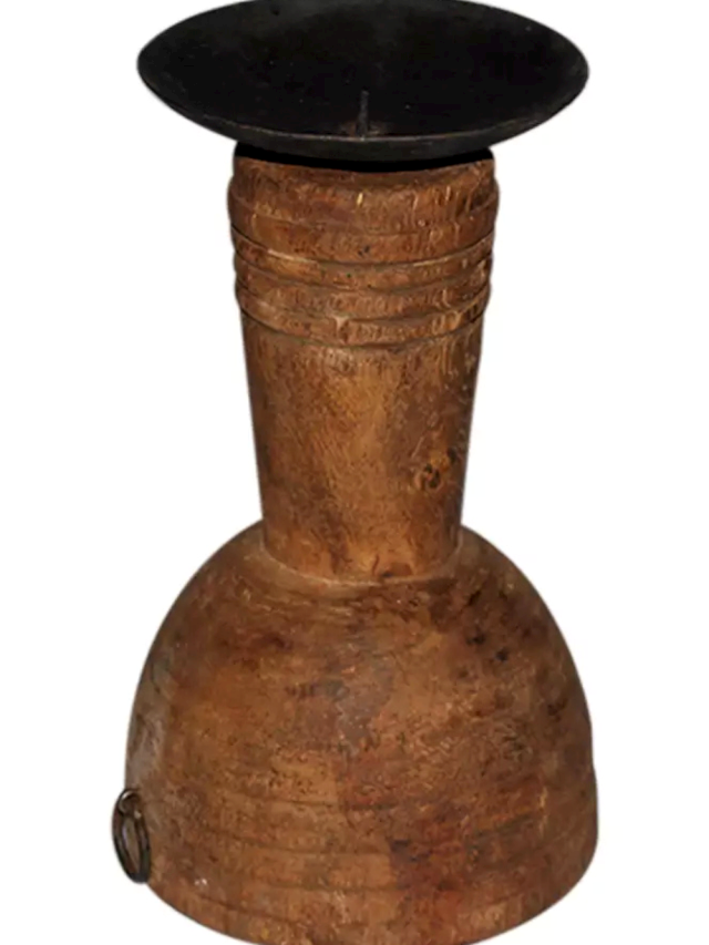 Where Did Wooden Candle Stands First Spark Their Flame?